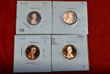 4 - 1992-s Proof Lincoln Cents