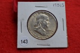 1951-s Franklin Half Dolar