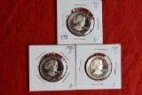 3 - 1980-s Proof Susan B. Anthony Dollars