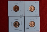 4 - 1965 Lincoln Cents Ms-65