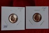 2 - 1968-s Proof Dimes