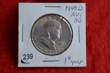 1948-d Franklin Half Au