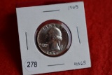 1965 Washington Quarter Ms-65