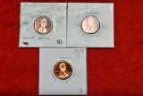 3 - 1999-s Proof Lincoln Cents