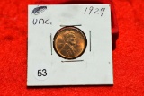 1927 Linclon Cent Unc