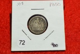 1850 Seated Dime