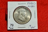 1948-d Franklin Half Au/unc