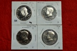 4 - 1776/1976-s Proof Kennedy Halves