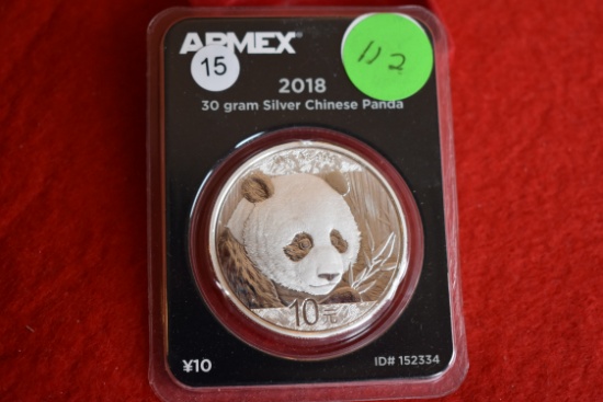 2018 China Silver Panda