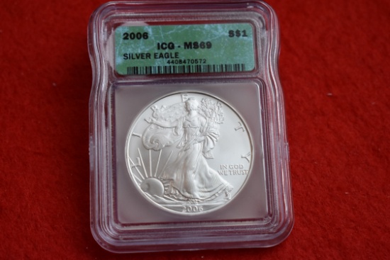2006 Silver Eagle Icg Ms69