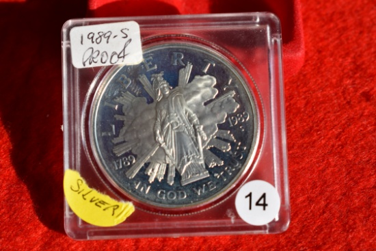 1989s Congress Bicentennial Proof Silver Dollar