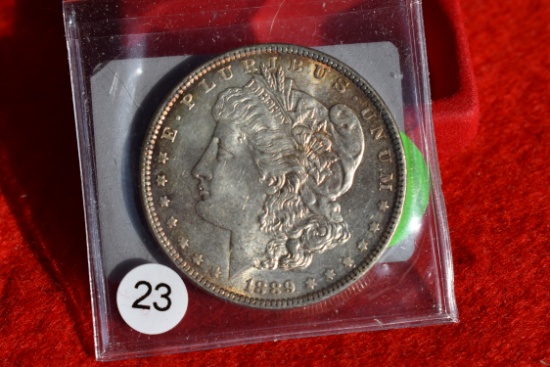 1889 Morgan Silver Dollar Unc