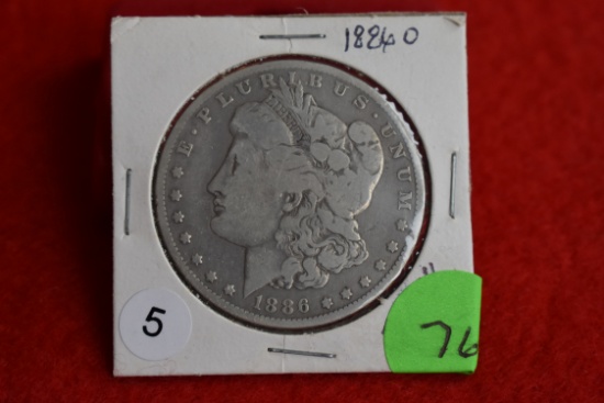 1886o Morgan Dollar Vg