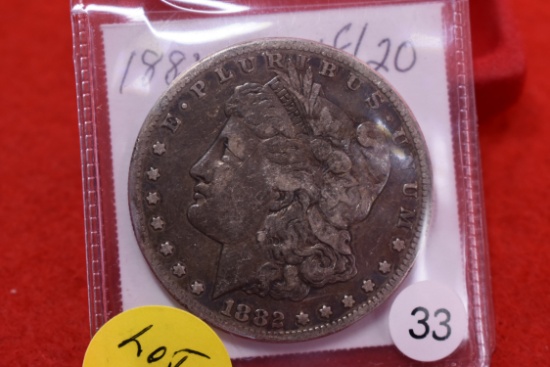 1882s Morgan Dollar - Vf