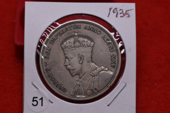 1935 Silver Canadian Dollar