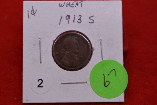 1913s Lincoln Cent - G