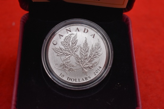 2014 Canadian $10 Maple Leaf