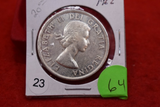1962 Canadian Silver Dollar - Bu