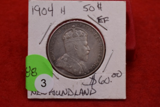 1904h Newfoundland Half - Xf