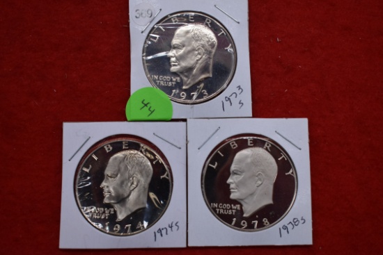 3 - Proof Ike Dollars