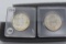 1956 & 1958 Canadian Silver Halves - Bu