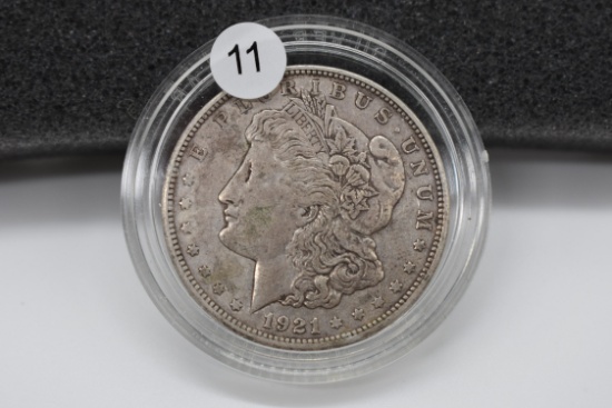 1921-d Morgan Dollar - Au