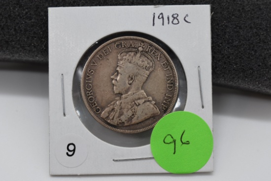 1918-c Newfoundland 50 Cents