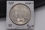 1923 Peace Dollar - Ms63+