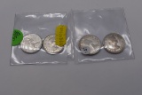 4 - Canadian Silver Quarters - Xf/au