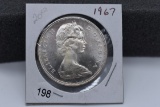 1967 Canadian Silver Dollar - Bu