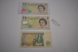 Great Britain 1971 1 Pound & 2-1999 5 Pound