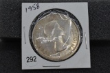 1958 Canadian Silver Dollar - Unc