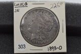 1893o Morgan Dollar - Vf Key Date