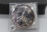 1988 Silver Eagle - Bu Toned End Of Roll