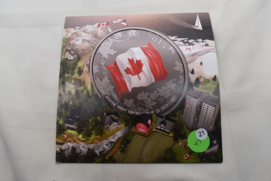 2015 Canadian 25 Dollar Silver .9999