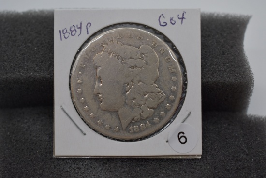 1884 Morgan Silver Dollar - G
