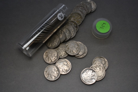 Roll Of Full Date Buffalo Nickels