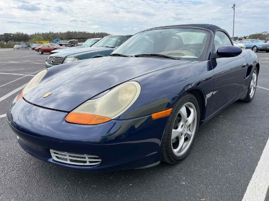 2001 PORSCHE BOXSTER   VIN:  WP0CA29841U622562   BLUE