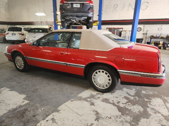 1992 CADILLAC ELDORADO   VIN:  1G6EL13B6NU626204   RED