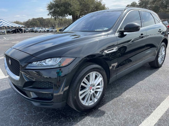 2017 JAGUAR F-PACE   VIN:  SADCK2BN9HA087063   BLACK
