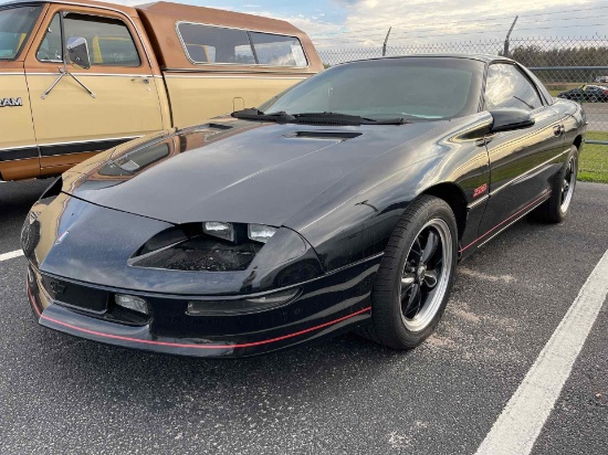 1993 CHEVROLET CAMARO   VIN:  2G1FP22P7P2123453   BLACK
