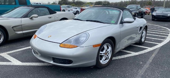2001 PORSCHE BOXSTER   VIN:  WP0CA29801S620285   SILVER