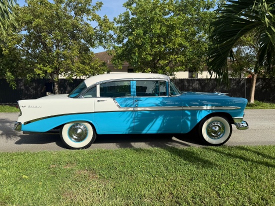 1956 CHEVROLET BEL AIR BEL AIR 283 Automatic  BLUE