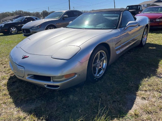 2004 CHEVROLET CORVETTE CORVETTE 5.7L V8 SFI  Automatic RWD SILVER