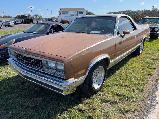 1982 CHEVROLET EL CAMINO EL CAMINO 4.4L V8 2BBL  Automatic RWD BROWN