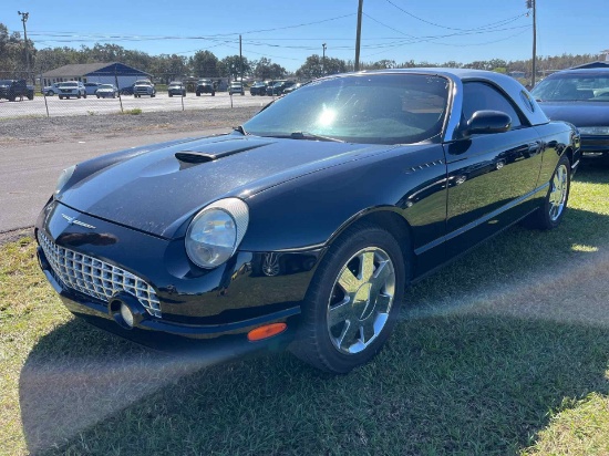 2002 FORD THUNDERBIRD THUNDERBIRD 3.9L V8 EFI DOHC  Automatic RWD BLACK