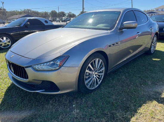 2016 MASERATI GHIBLI GHIBLI 3.0L V6 DI DOHC T/C Automatic RWD GRAY
