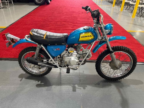 1971 HONDA SL70 SL70  Manual  BLUE