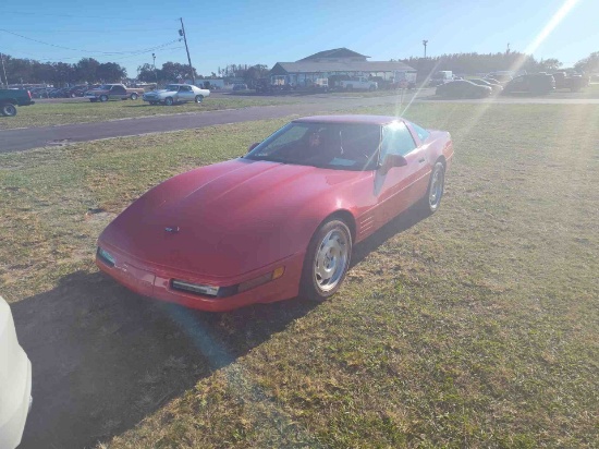 1991 CHEVROLET CORVETTE CORVETTE 5.7L V8 TBI  Automatic RWD RED