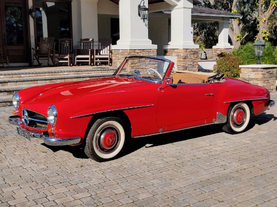 1958 MERCEDES 190SL 190SL 327 4-Manual  RED